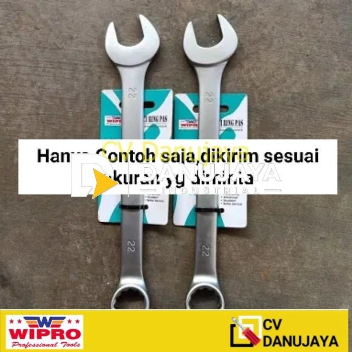 Wipro Kunci Ring Pas Ringpas SatinUkuran 19, 20, 21, 22 mm