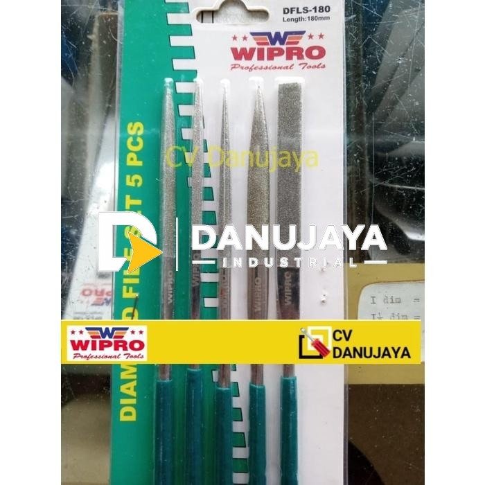 Kikir Intan Set WIPRO 180 mm - DFLS-180