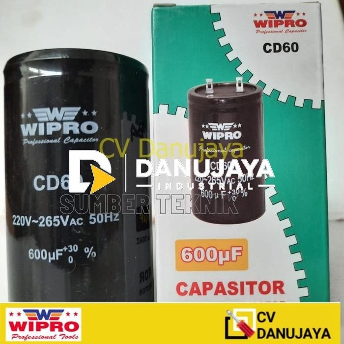 CAPASITOR KAPASITOR STARTING  CAPASITOR START WIPRO 45mf-600mf