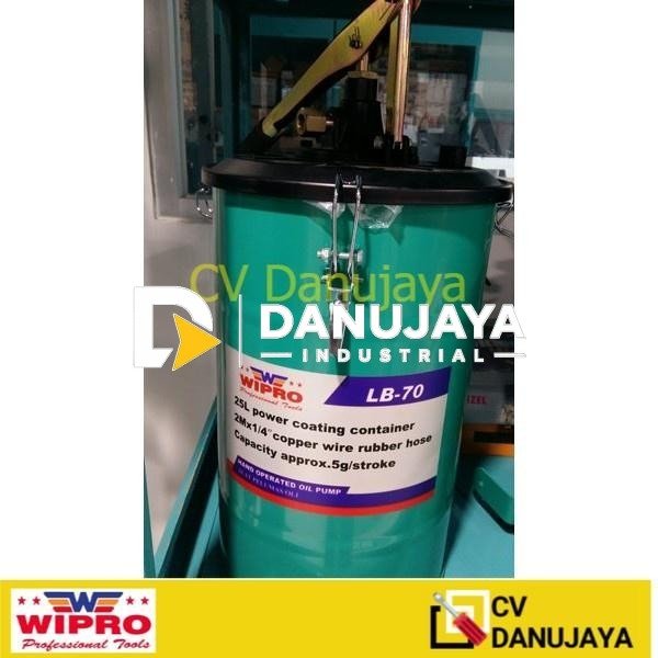 POMPA MANUAL LB70 LB-70 WIPRO AIR LUBRICATOR GREASE 25L Hand Operated Oil Pump LB 75