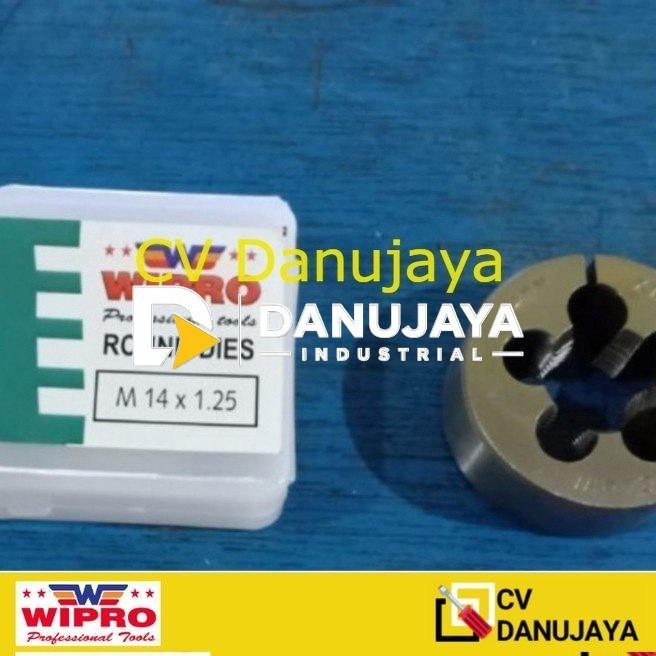 Mata Senai M14 x 1.25 Drat Luar Baut Mata Snei Snai Dies M14x1.25 12