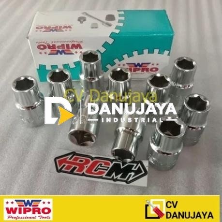 HAND SOCKET SHORT TYPE KUNCI MATA SHOCK SOK SHOK SOCK PENDEK CRV CR-V 6PT 6 PT UK 8MM 10MM 12MM 14MM 19MM 21MM 8 10 12 14 19 21 MM ORI ORIGINAL WIPRO ASLI