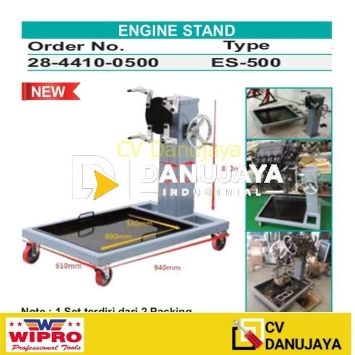 Engine Stand Penyangga Mesin ES 500 Wipro