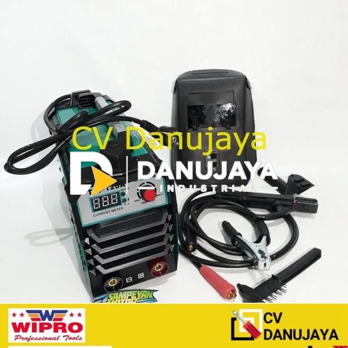 Mesin Las Inverter MMA TIS-120A 750w Wipro Digital Welder Low Watt