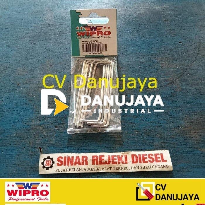 Kunci L 2 mm 2mm Model Panjang Long Wipro