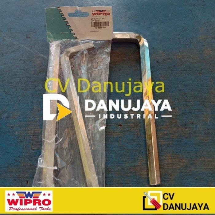 Kunci L 1/2" 1/2 Inchi 1/2 Inch Long Model Panjang Wipro