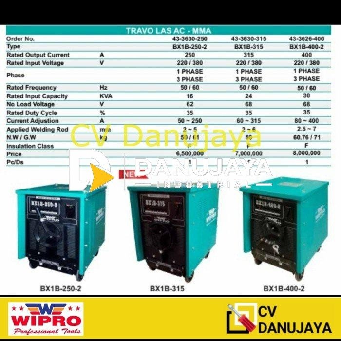 Trafo Las / Trafo Las AC 315A 315 A 315 Ampere Wipro zg