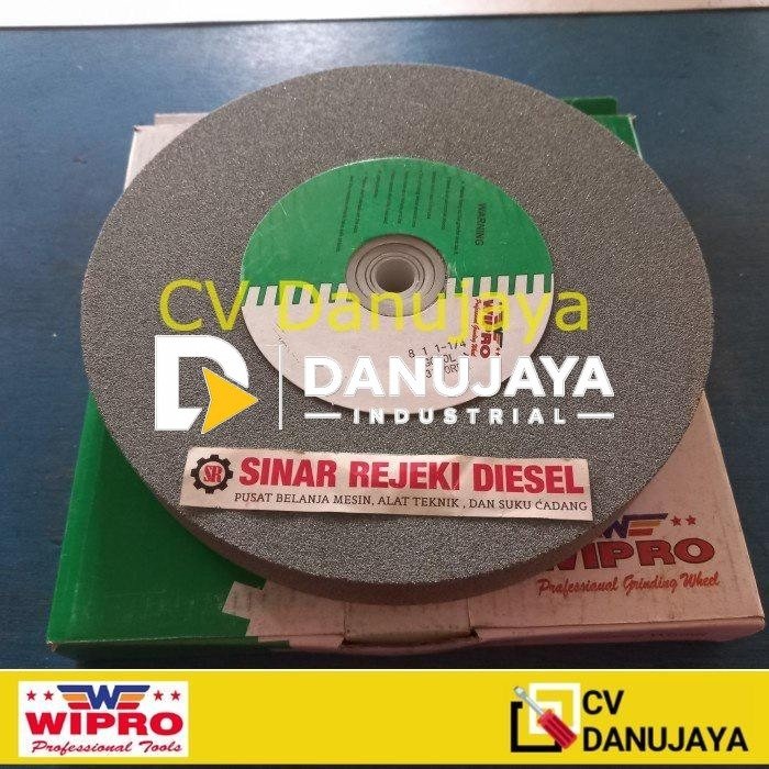 Batu Gerinda Gurinda Duduk 8" 8 Inchi GC80 GC 80 #80 Grade 80 Grit 80 Wipro gz