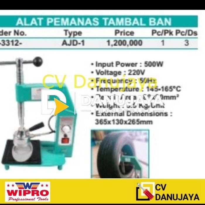 Alat Pemanas Tambal Ban Listrik Wipro