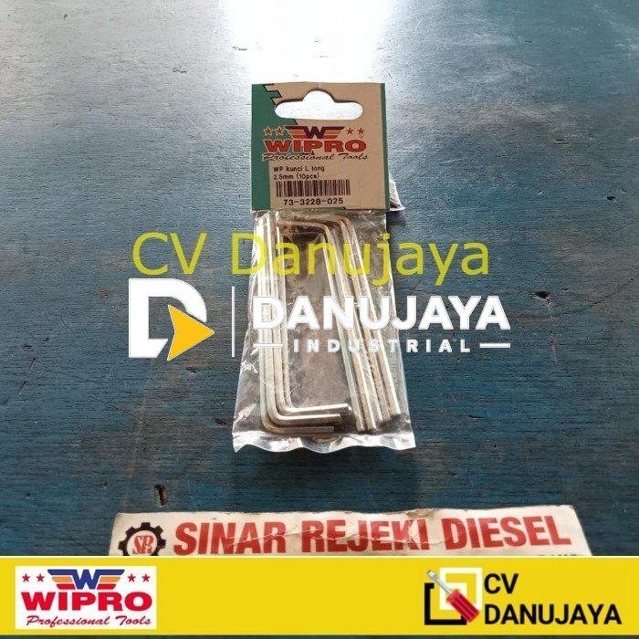 Kunci L 2,5 mm 2.5 mm Model Panjang Long Wipro