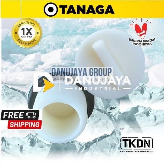 TANAGA Tutup Drat Pembuangan / Drain Plug Coolerbox / Box Es / Box ikan / Box Daging 3/4 Inch - PLUG 3/4INCH