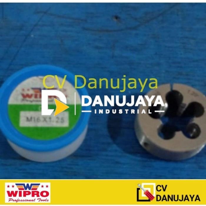 Mata Senai M16 x 1.25 M16 x 1,25 Drat Luar Baut Mata Snei Snai Dies Head M16x1.25 M16x1,25 Wipro