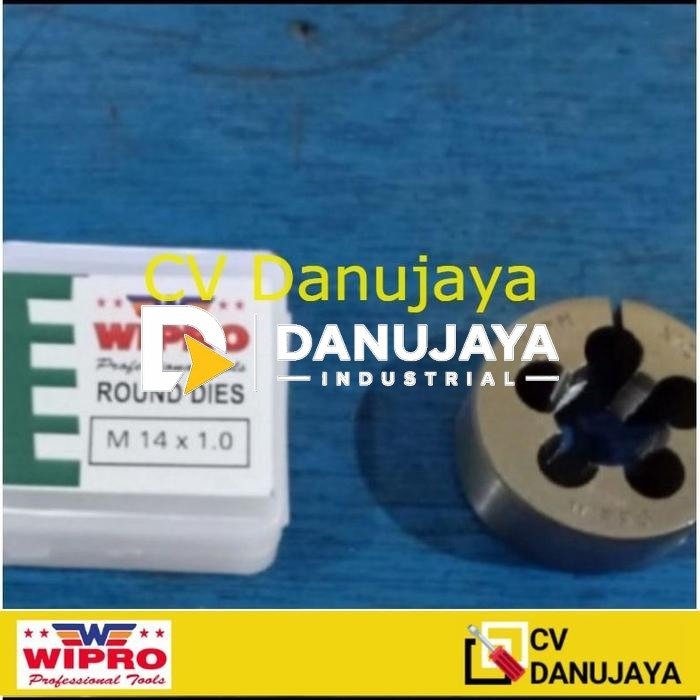 Mata Senai M14 x 1.0 Drat Luar Baut Mata Snei Snai Dies M14x1.0 Wipro