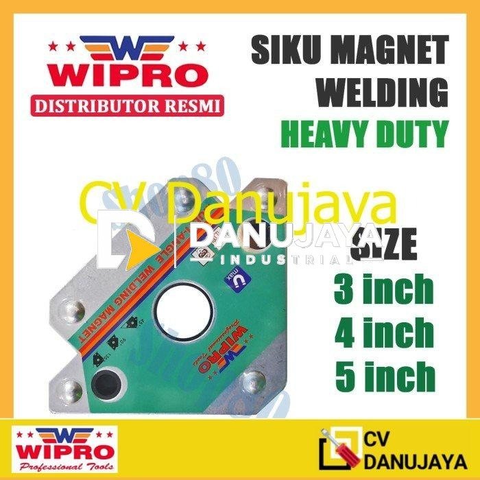Wipro Siku Magnet Heavy Duty 3" 25kg 4" 50kg 5" 75kg Las Welding inci - 3 inci