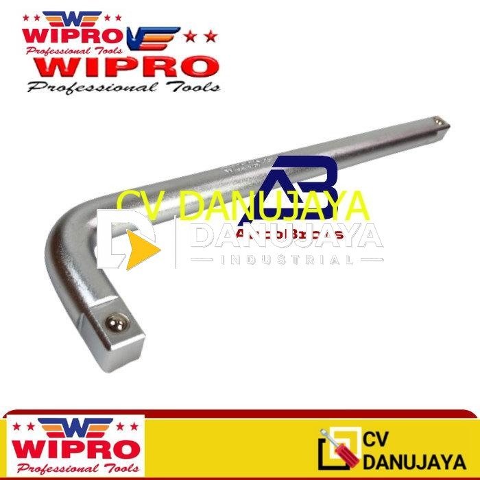 WIPRO Gagang Sock L 1/2" x 10 Inch (250mm) / OFFSET HANDLE / STANG SOK
