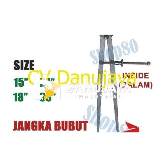Wipro Jangka Bubut Dalam Porting Spring Caliper Inside 15 18 24 36" - 15"
