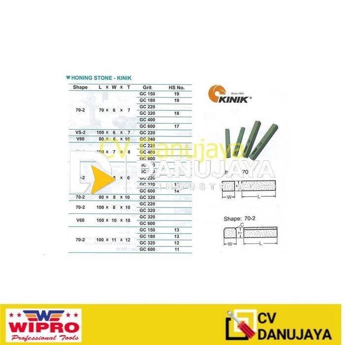 Batu Poles (Honing Stone) KINIK (8 x 10 x 100) - Honing - Mesin poles