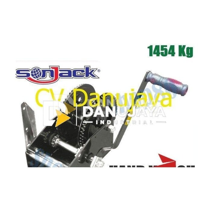 Wipro SonJack Katrol Hand Winch Double Gear + Brake Rem Kerekan Manual