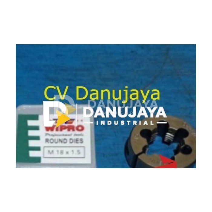 Mata Senai M18 x 1.5 Drat Luar Baut Mata Snei Snai Dies Head M18x1.5 Wipro