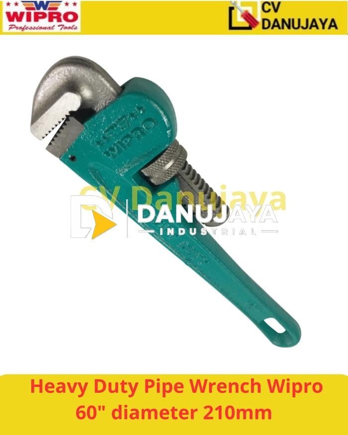 Wipro Kunci Pipa WIPRO Pipe Wrench / Kunci Pipa Heavy Duty 60" 60in 60 inch 60 in (max diameter 210mm) wipro