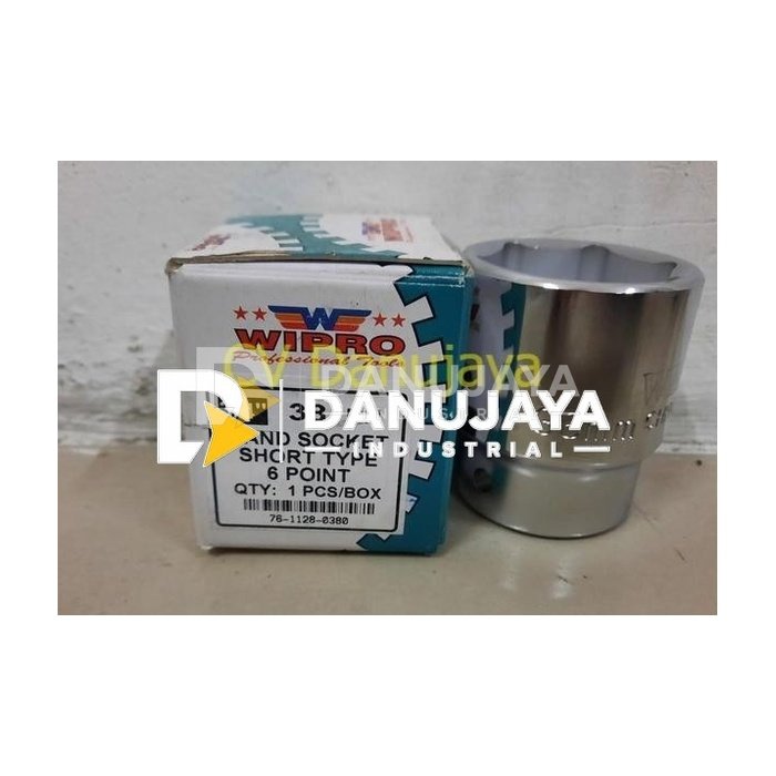 Mata Kunci Sock Sok 3/4 inch 6PT Size 38mm Wipro
