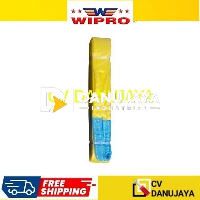 Wipro Webing Webing Seling Sling WLL 3T4 75mmx4M (Kuning)