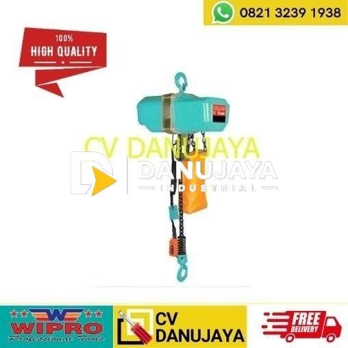 Katrol Electric Elektrik 2Ton x 10M 2 ton 10 2T 10 M meter heavy duty Hoist crane 1 phase 230 volt WIPRO