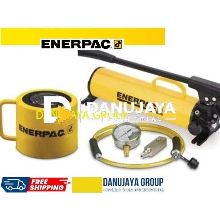 Hydraulic Tool Set Enerpac RCS1002 P80 HC7206 Gauge Paket Silinder Pompa Selang Alat Ukur Hidrolik