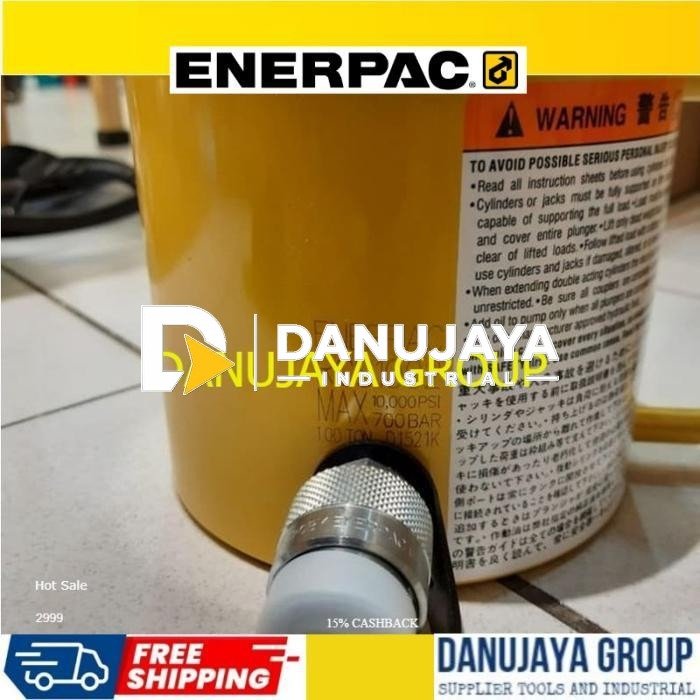 Hydraulic Set RCS1002 P80 HC7206 GF510P GA2 Enerpac Original Cylinder Pump Hose Gauge Komplit Industrial Heavy Duty