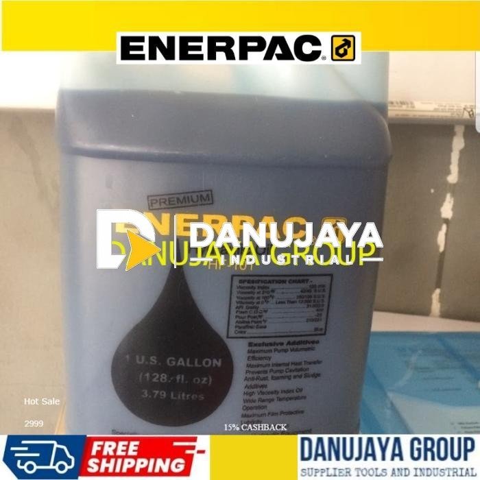 Enerpac Hydraulic Oil HF101 3.79 Liter Oli Hidrolik Fluida Sistem Pressure Industrial Original