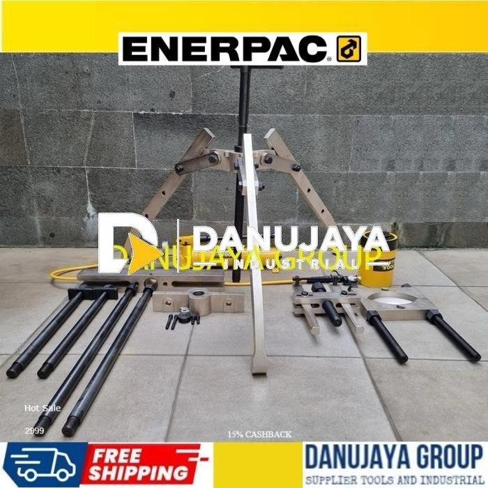 Master Puller Set 50 Ton BHP5751G Barton Model Enerpac Hydraulic Treker Heavy Duty Industri