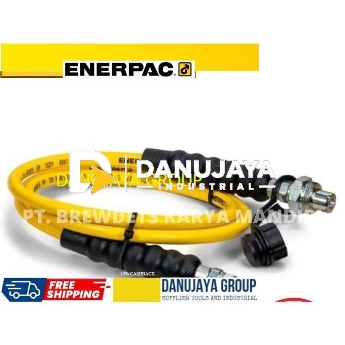 Hydraulic Pressure Hose HC7206 10000 PSI 3/8 NPT 6 Inch Enerpac Selang Hidrolik Industri Kuat Tahan Tekanan