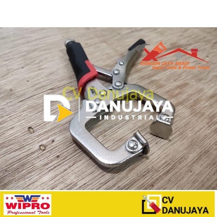 BJ TANG BUAYA JEPIT CATOK KUNCI LOCK PLIER C CLAMP SWIVEL LOCK 5" WIPRO
