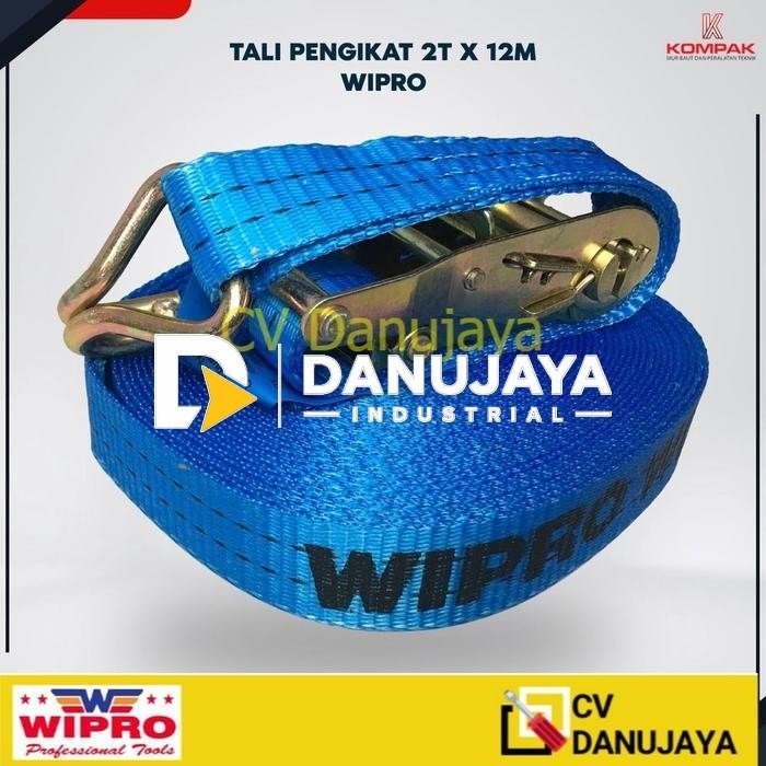 Webbing Cargo Lashing 2T x 12mtr WCL2T12 WIPRO Tali Pengikat Barang Wipro