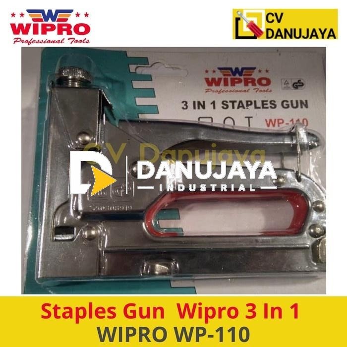 Staples Steples Stapler Gun 3 In 1 Tembak Wipro WP-110
