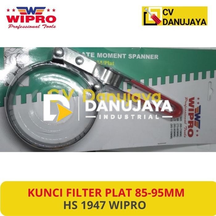 KUNCI FILTER PLAT 85-95 MM KUNCI OLI FILTER HS 1947 WIPRO