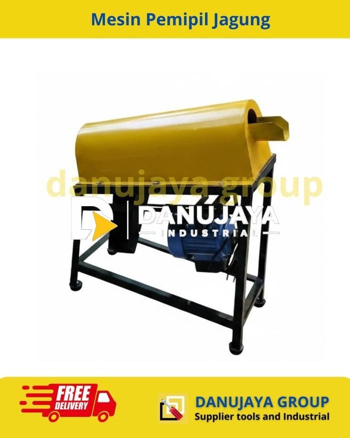 Mesin Perontok Jagung Jumbo 350 Watt / Corn Shelling Machine Otomatis | Alat Pemipil Kapasitas Tinggi Untuk Usaha Pertanian, Petani, UMKM Rangka Kokoh All-in-One