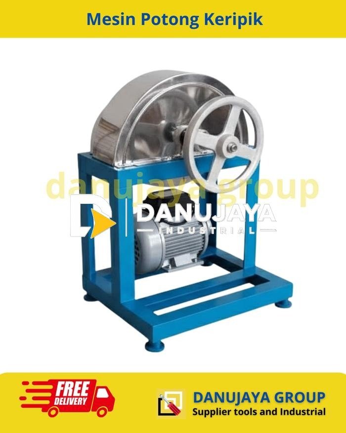 Mesin Potong Keripik Kentang / Potato Chips Maker Singkong Ketela Otomatis | Alat Perajang Stainless Untuk UMKM, Industri Rumahan, Dapur Komersial Kapasitas Besar Smooth Output Full-Feature