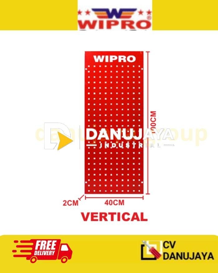 Papan Display Alat Wall Display Tools Bengkel Board Perkakas Vertical Vertikal Horizontal Horizontal 40cm x 100cm Wipro