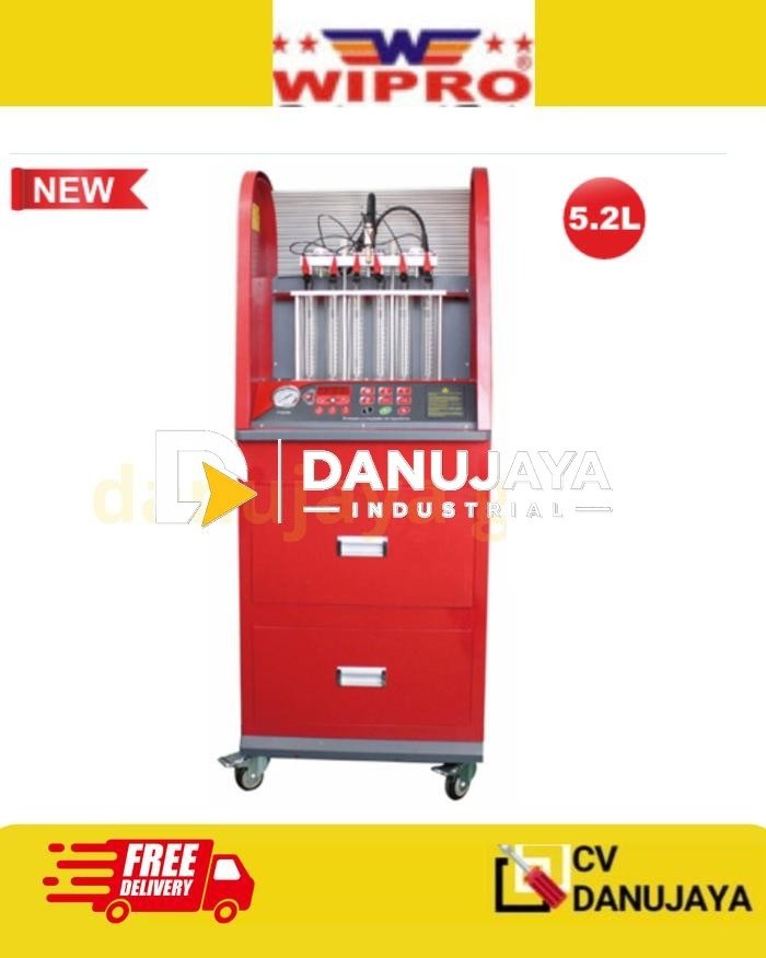 Injector Cleaner Cleaning dan Tester Car ICT700 Test Mesin Machine Pembersih dan Penguji Injektor Mobil 5.2L 5.2Liter ICT-700 Wipro