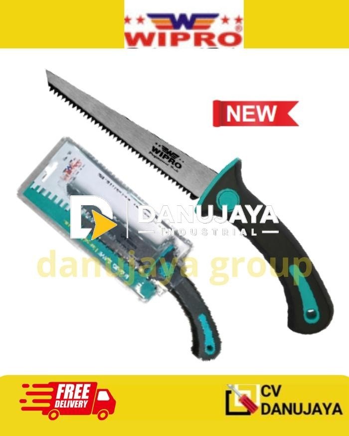 Gergaji tangan alat potong papan Gypsum gipsum WIPRO GDL-3150 Panjang 295mm 9T wipro