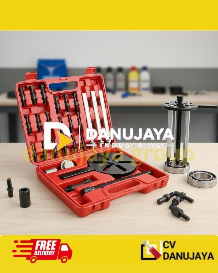 Alat Buka Bearing Bering 6690 set isi 31 pcs Treker Universal Bearing Set 31Pcs 3 Jaw Puller