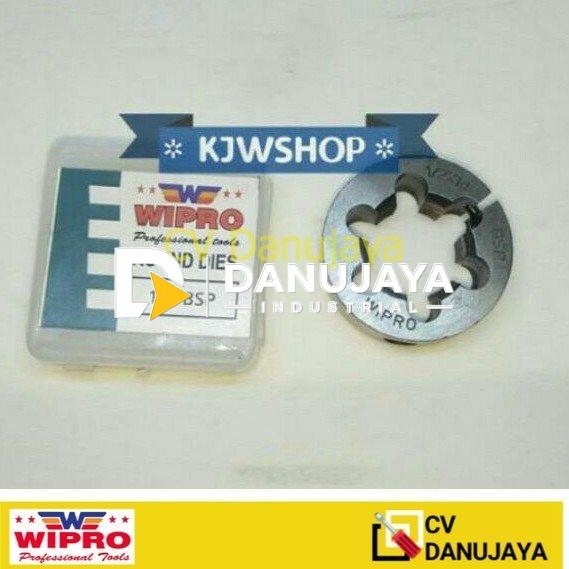 Mata Snai Pipa Ukuran 1/2" BSP 14 Mata Snei 1/2Inch BSP14 WIPRO Round Dies Mata Senai 1/2 Inch BSP14