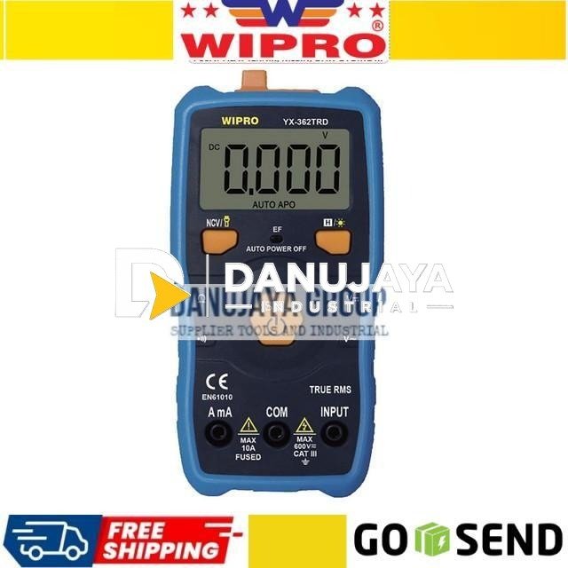 Wipro Multitester Digital YX-362TRD - YX-362TRD Volt Meter YX 362 TRD Alat Ukur Listrik Digital