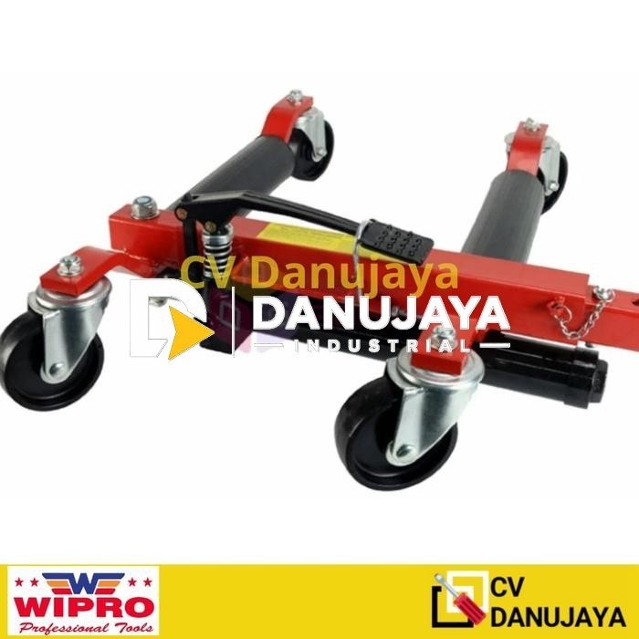 Dongkrak Hidrolik Ban Hydraulic Vehicle Positioning Jack 13 Inch Alat Pengangkut Geser Kendaraan Mobil Gerak