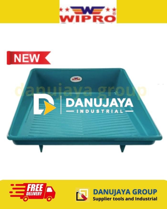 Baki Wadah Nampat Tempat Kotak Cat Roll Roller Paint Tray Plastic Plastik 365x280x80 mm Wipro