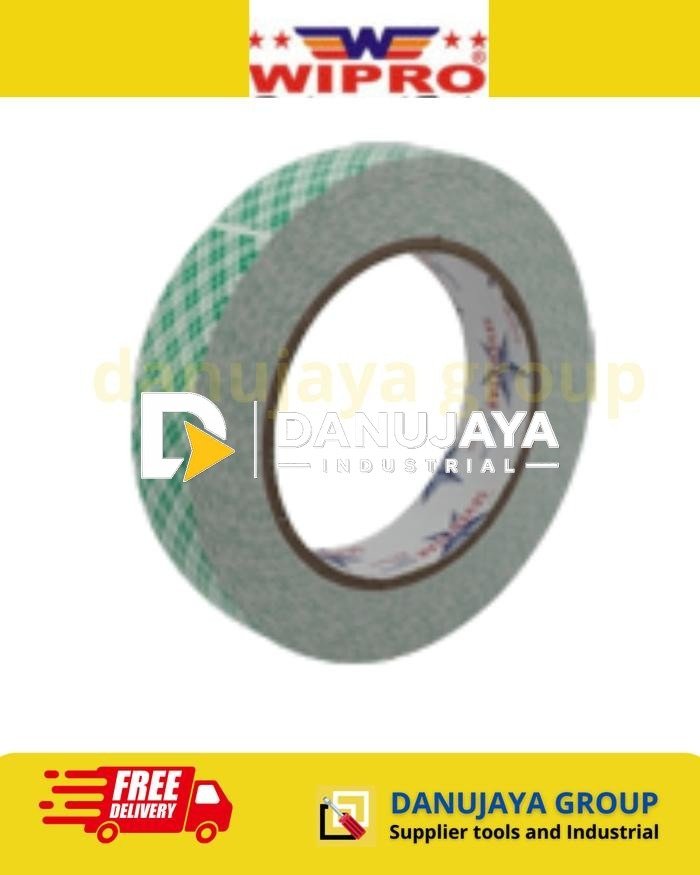 Isolasi Solasi Perekat Double Foam 24 mm x 5 meter Double Tape Doubletip Busa Kuat Sevenstar Seven Star 24mmx5M