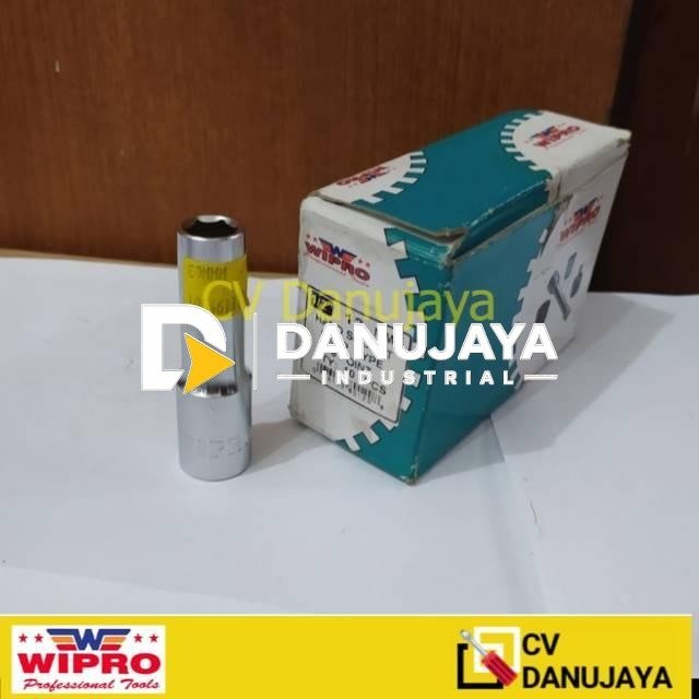 Hand Socket Mata Kunci Sok Sock Deep Type Mata Sok Socket Mata Kunci Sok Sock Shock Mata Kunci Panjang 1/2"x12mm Wipro
