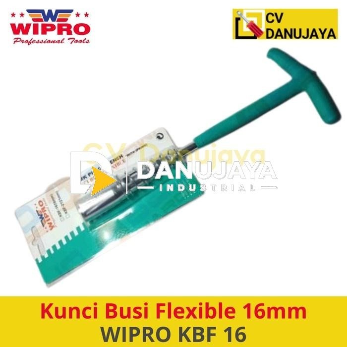 Kunci Buka Tutup Busi Motor Flexible Fleksibel Size 16mm Wipro KBF 16