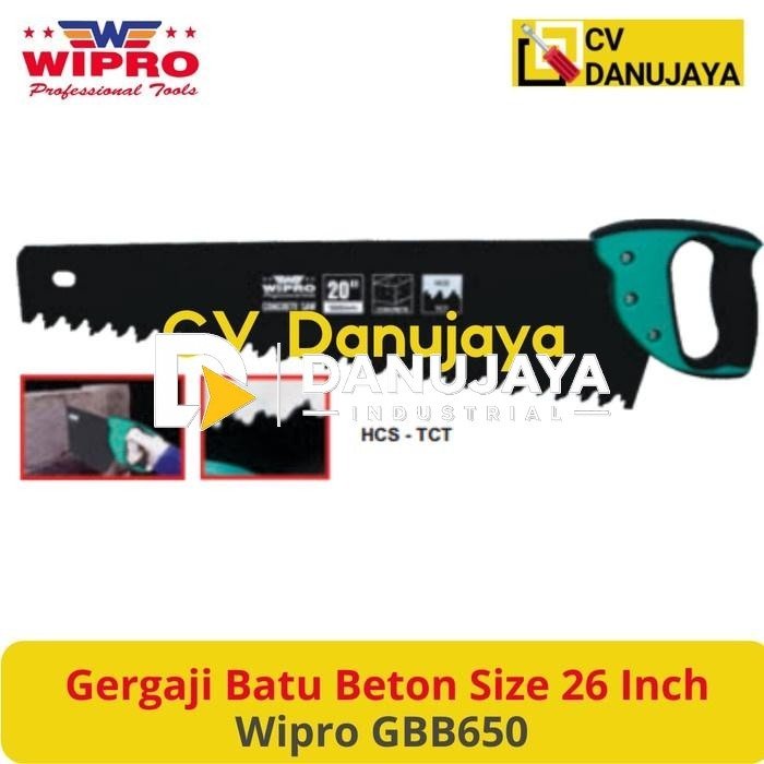 Gergaji Pemotong Batu Beton Cor Size 26 Inch - Wipro GBB650